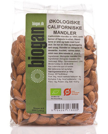 Biogan Mandler Californiske  økologisk