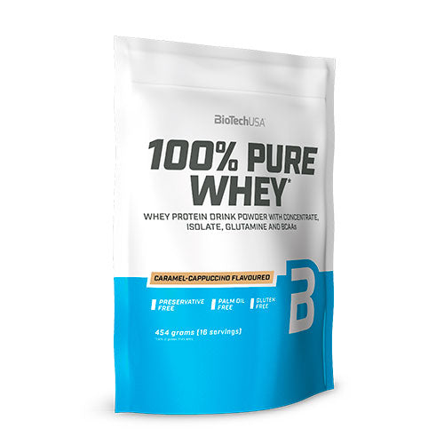 Biotechusa 100 Pure Whey Protein Pulver Caramel-cappuccino