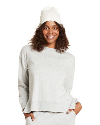 Boody Beanie Hue Ribbed Knit Hvid One-size
