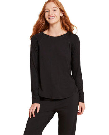 Boody Goodnight Raglan Sleep Top Sort Str  Xs