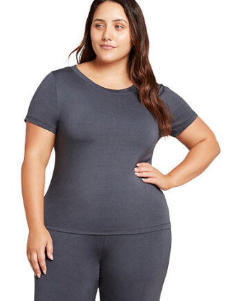 Boody Goodnight Sleep Tee Storm Str  Xs