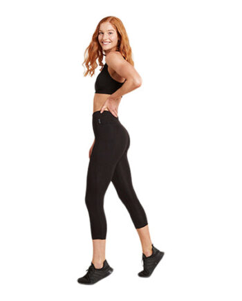 Boody     High-waist Tights Sort Str   Motivate