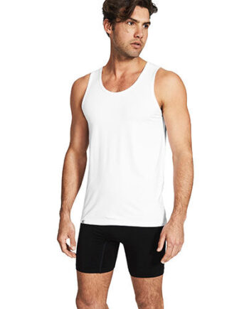 Boody Menâ   Singlet Hvid Str