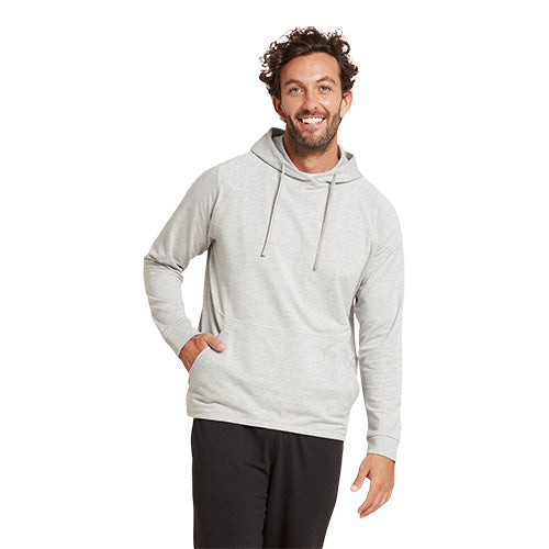 Boody Menâ Weekend Pullover Hoodie Grey Marl Str