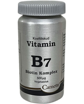 Camette B7 Biotin Komplex Med Zink Og Agerpadderok