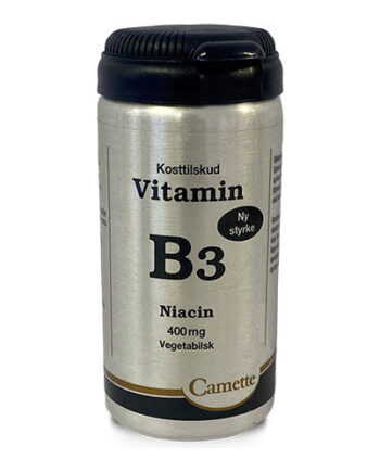 Camette B3 Vitamin Niacin 400mg