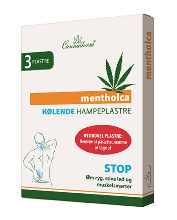 Cannaderm Kølende Hampeplastre   Stk 10x14 Cm Mentholca