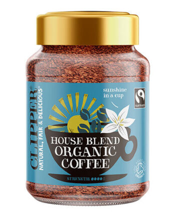 Clipper Instant Kaffe House Blend Fairtrade  økologisk