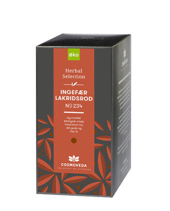 Cosmoveda Ingefær Lakridsrod Te  økologisk