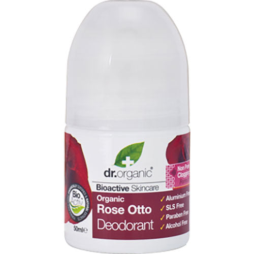 Dr Organic Deodorant Rose Otto