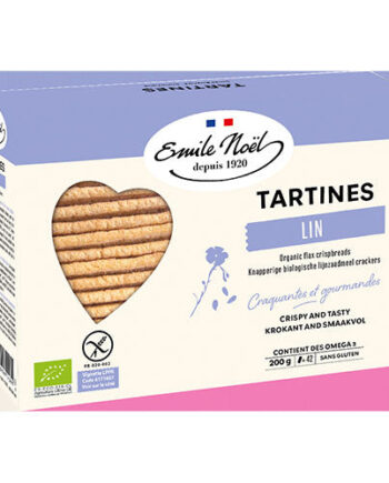 Emile Noã   Knækbrød    Hørfrø Glutenfri  økologisk