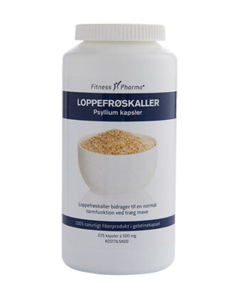 Fitness Pharma Loppefrøskaller Psyllium Kapsler