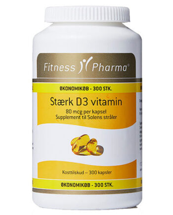 Fitness Pharma Stærk D3 Vitamin