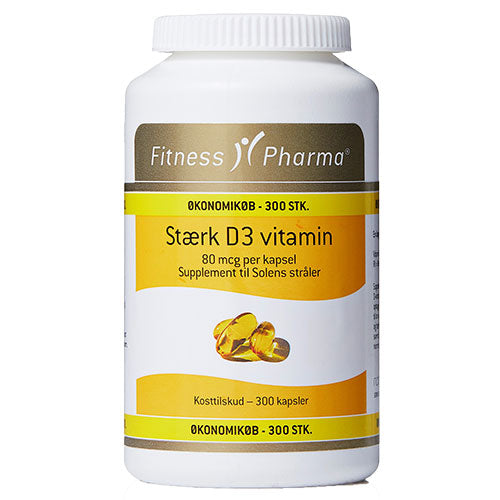 Fitness Pharma Stærk D3 Vitamin