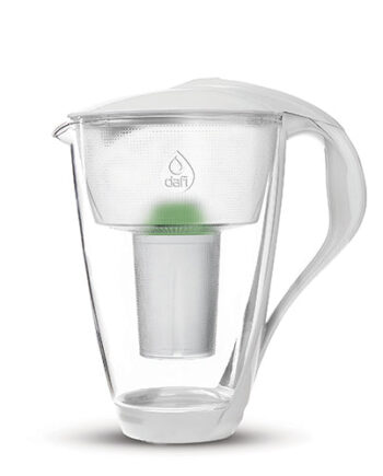 Glaskande   0l Glas  Hvid    Alkaline Filter Dafi