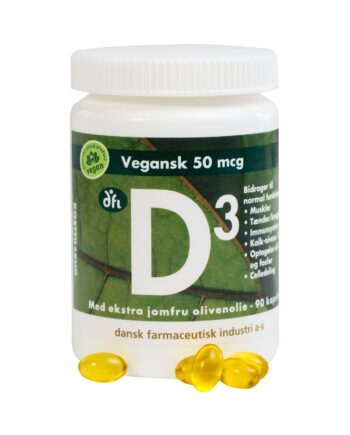 Grønne Dfi Vitaminer D3 Vitamin 50 Mcg Vegan