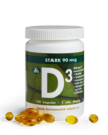 Grønne Dfi Vitaminer D3-vitamin 90 Mcg