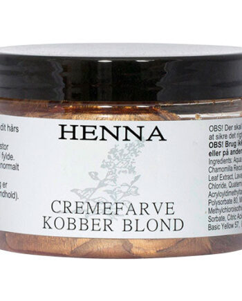 Henna Cremefarve Kobber Blond