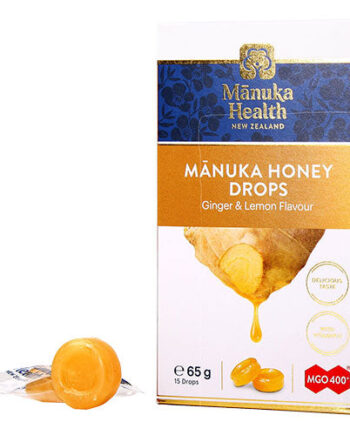 Manuka Health Manuka Honning Drops Ginger   Lemon