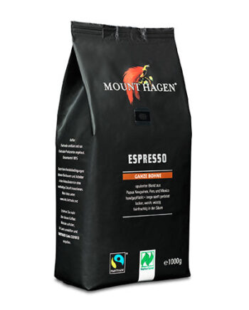 Mount Hagen Kaffebønner Espresso  økologisk