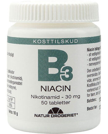 Natur-drogeriet B3 Niacin 30 Mg