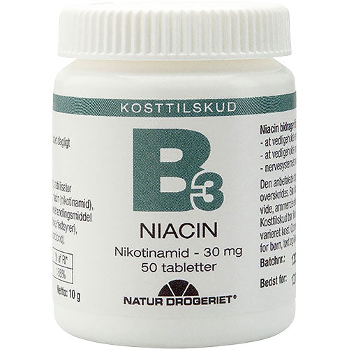 Natur-drogeriet B3 Niacin 30 Mg
