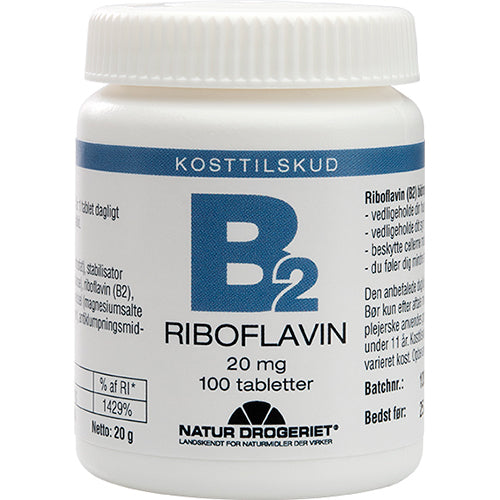 Natur-drogeriet B2 Vitamin 20 Mg