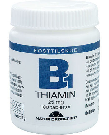 Natur-drogeriet B1 Vitamin 25 Mg