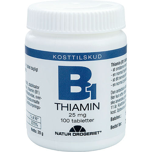 Natur-drogeriet B1 Vitamin 25 Mg