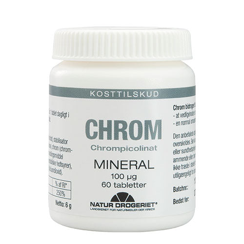 Natur-drogeriet Chrom Tabletter 100 Ug