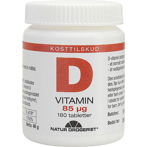 Natur-drogeriet D3-vitamin 85 Mcg