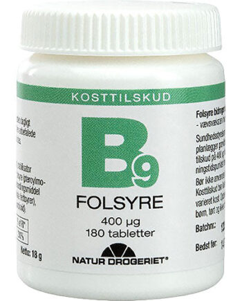 Natur-drogeriet Folsyre økonomikøb 400 âµg