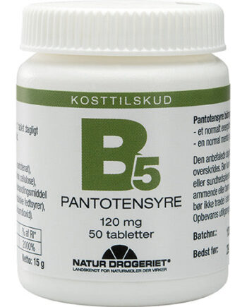 Natur-drogeriet Pantotensyre 120 Mg