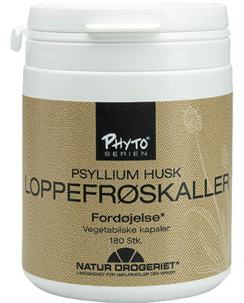 Natur-drogeriet Psyllium Husk Loppefrøskaller Kapsler