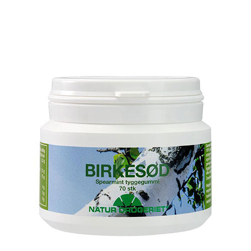 Natur-drogeriet Tyggegummi Birkesød Spearmint 70 Stk
