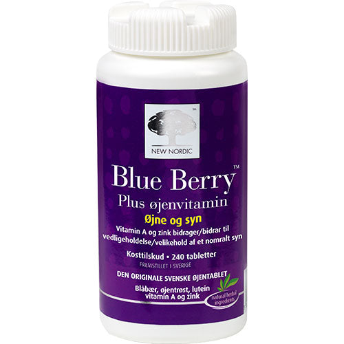 New Nordic Blue Berry Plus øjenvitamin
