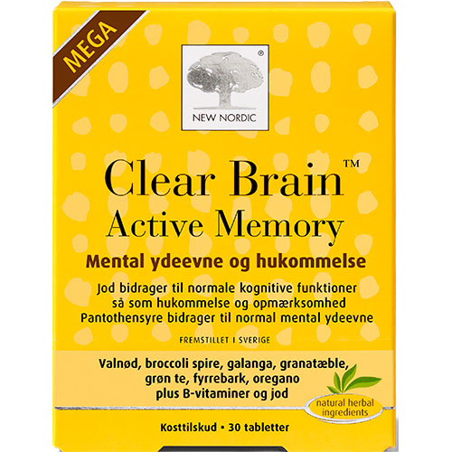 New Nordic Clear Brain Active Memory Mega