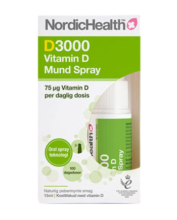 Nordichealth D3000 Vitamin   Mund Spray
