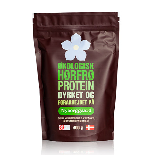 Nyborggaard Hørfrø Proteinpulver økologisk