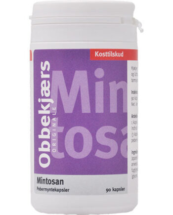 Obbekjærs Mintosan Pebermyntekapsler