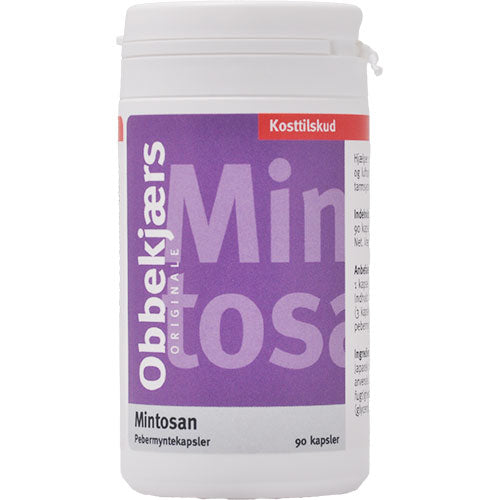 Obbekjærs Mintosan Pebermyntekapsler