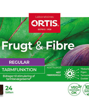 Ortis Frugt   Fibre Tyggeterning 24 Stk