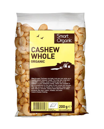 Smart Organic Cashewnødder Hele  økologisk