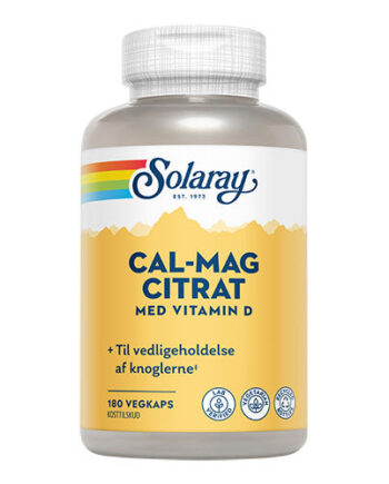 Solaray Cal-mag Citrat Med Vitamin