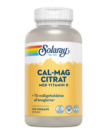 Solaray Cal-mag Citrat Med Vitamin