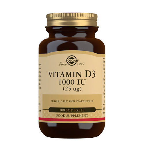 Solgar D3-vitamin 25 Mcg Softgel