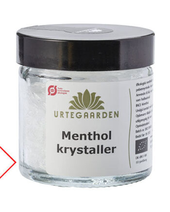 Urtegaarden Mentholkrystaller  økologisk
