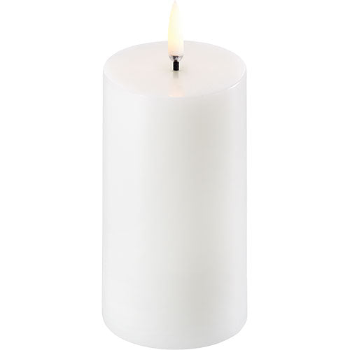 Uyuni Lighting Led Bloklys Nordic White Smooth 8x10 Cm
