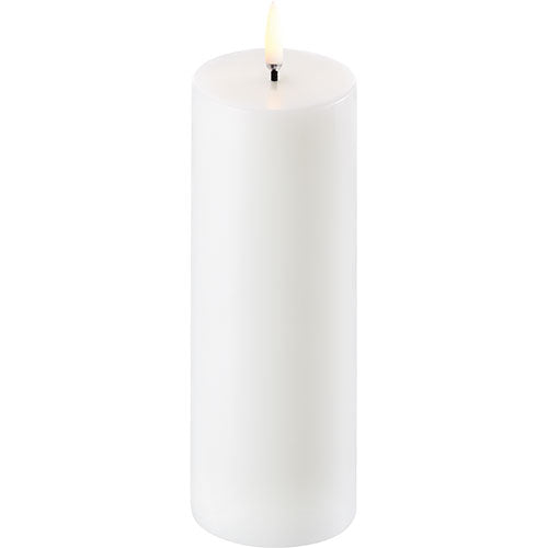 Uyuni Lighting Led Bloklys Nordic White Smooth 8x15 Cm