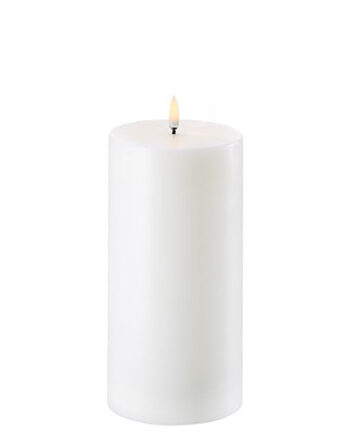 Uyuni Lighting Led Bloklys  Nordic White  Smooth  10 1x20 Cm